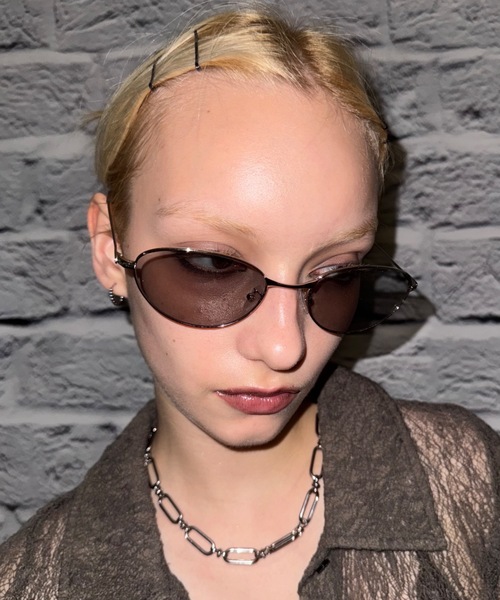 SHAGGIE（シャギー）の「メタルフレームサングラス/アイウェア（サングラス・レディース・ブラック・FREE）」の15枚目の写真