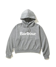 Barbour "Japan Limited" Ladies Sweat Hoodie（バブアー ロゴ クロップド スウェット フード パーカー）