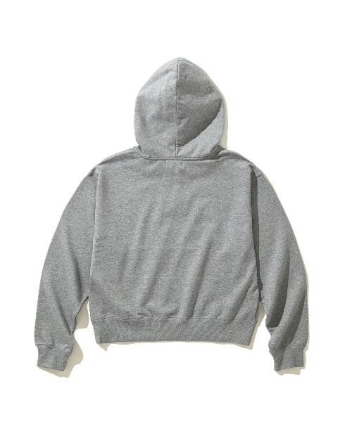 Barbour(バブアー)の「Barbour "Japan Limited" Ladies Sweat Hoodie(バブアー ロゴ クロップド スウェット フード パーカー)(パーカー・レディース・グレー/ピンク/ベージュ・SMALL/MEDIUM)」の4枚目の写真
