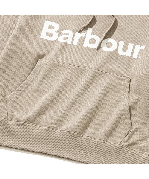 Barbour(バブアー)の「Barbour "Japan Limited" Ladies Sweat Hoodie(バブアー ロゴ クロップド スウェット フード パーカー)(パーカー・レディース・グレー/ピンク/ベージュ・SMALL/MEDIUM)」の11枚目の写真