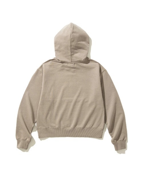 Barbour(バブアー)の「Barbour "Japan Limited" Ladies Sweat Hoodie(バブアー ロゴ クロップド スウェット フード パーカー)(パーカー・レディース・グレー/ピンク/ベージュ・SMALL/MEDIUM)」の8枚目の写真