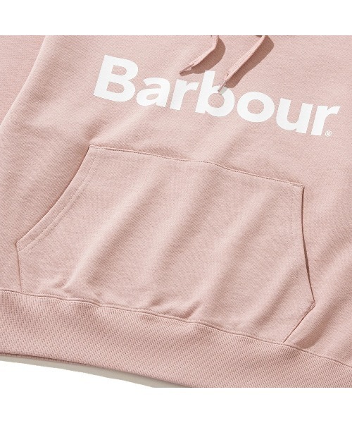 Barbour(バブアー)の「Barbour "Japan Limited" Ladies Sweat Hoodie(バブアー ロゴ クロップド スウェット フード パーカー)(パーカー・レディース・グレー/ピンク/ベージュ・SMALL/MEDIUM)」の15枚目の写真