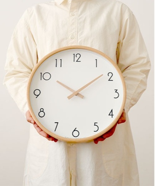 その他セレクト（ソノタセレクト）の「CAMPAS キャンパス ウォールクロック L（掛け時計・レディース・ホワイト/ブルー/グレー・FREE）」の4枚目の写真