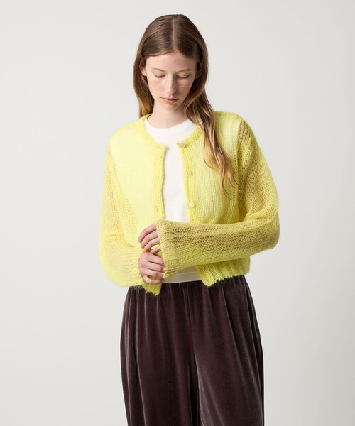 セール】＜Steven Alan＞モヘヤ ミックス ニット カーディガン