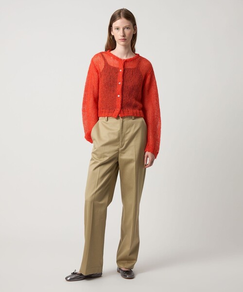 Steven Alan（スティーブンアラン）の「＜Steven Alan＞モヘヤ ミックス ニット カーディガン（カーディガン/ボレロ・レディース・レッド/イエロー・FREE）」の3枚目の写真