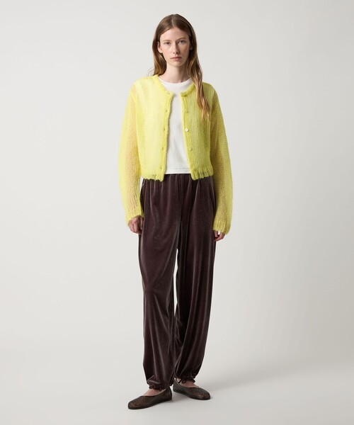 Steven Alan（スティーブンアラン）の「＜Steven Alan＞モヘヤ ミックス ニット カーディガン（カーディガン/ボレロ・レディース・レッド/イエロー・FREE）」の4枚目の写真