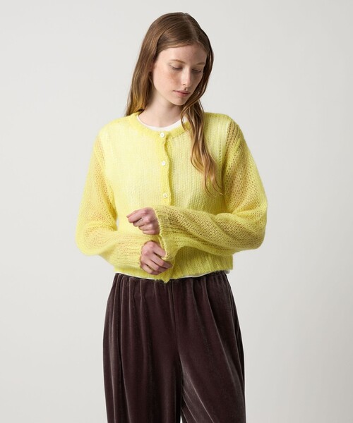 セール】＜Steven Alan＞モヘヤ ミックス ニット カーディガン