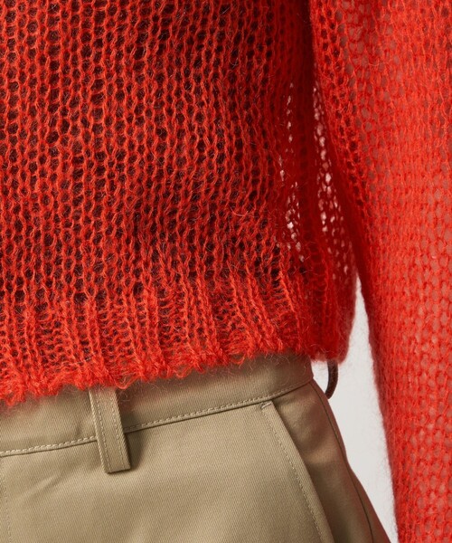 Steven Alan（スティーブンアラン）の「＜Steven Alan＞モヘヤ ミックス ニット カーディガン（カーディガン/ボレロ・レディース・レッド/イエロー・FREE）」の11枚目の写真