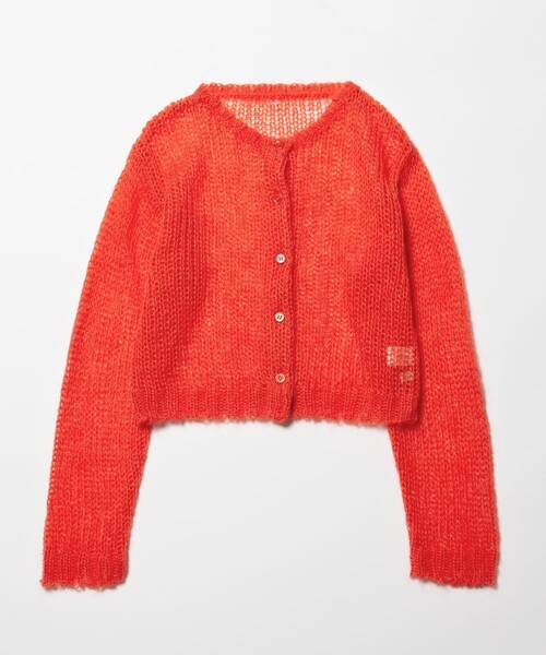 Steven Alan（スティーブンアラン）の「＜Steven Alan＞モヘヤ ミックス ニット カーディガン（カーディガン/ボレロ・レディース・レッド/イエロー・FREE）」の14枚目の写真