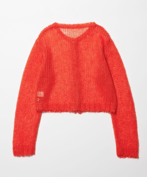 Steven Alan（スティーブンアラン）の「＜Steven Alan＞モヘヤ ミックス ニット カーディガン（カーディガン/ボレロ・レディース・レッド/イエロー・FREE）」の15枚目の写真