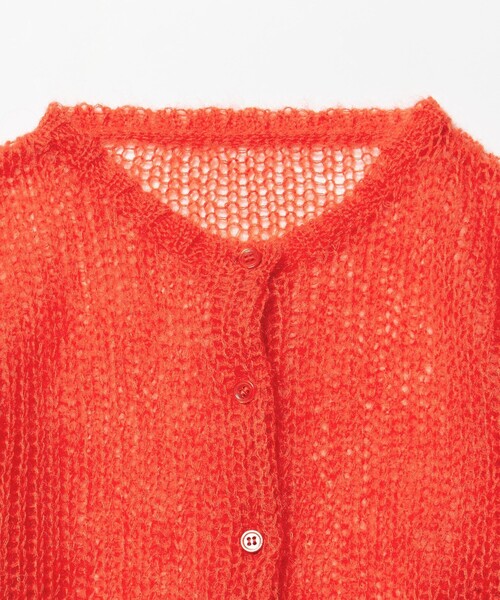Steven Alan（スティーブンアラン）の「＜Steven Alan＞モヘヤ ミックス ニット カーディガン（カーディガン/ボレロ・レディース・レッド/イエロー・FREE）」の16枚目の写真