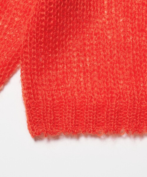 Steven Alan（スティーブンアラン）の「＜Steven Alan＞モヘヤ ミックス ニット カーディガン（カーディガン/ボレロ・レディース・レッド/イエロー・FREE）」の18枚目の写真