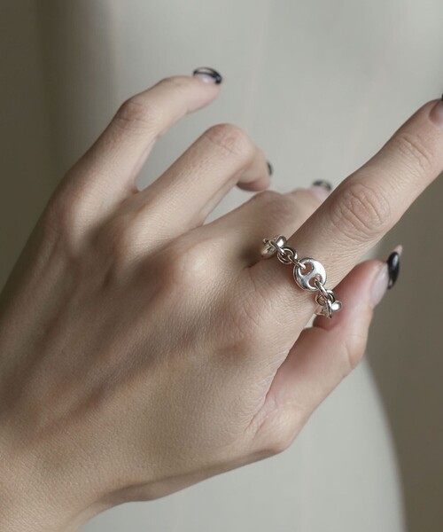 in mood（インムード）の「＜in mood＞ANCHOR チェーンリング（リング・レディース・シルバー・FREE）」の6枚目の写真