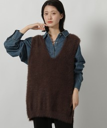 LAKOLE | シャギーニットベスト / 583731(ベスト)