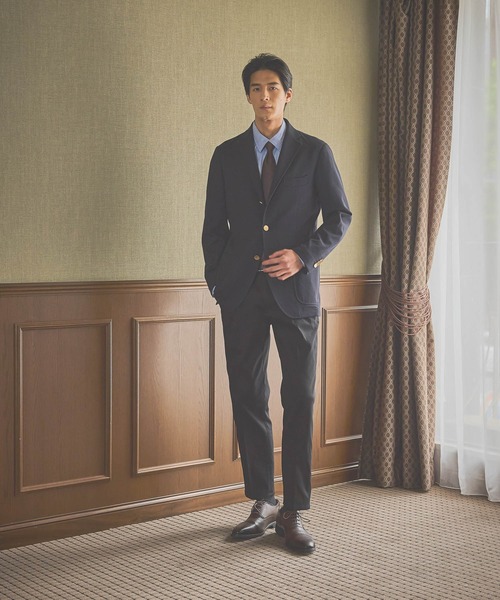 GLOBAL WORK(グローバルワーク)の「ストレッチブレザー/Salon de GW/572407(テーラードジャケット・メンズ・ネイビー・SMALL/MEDIUM/LARGE/X-LARGE)」の2枚目の写真