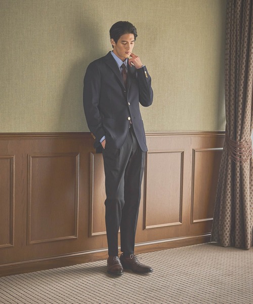 GLOBAL WORK(グローバルワーク)の「ストレッチブレザー/Salon de GW/572407(テーラードジャケット・メンズ・ネイビー・SMALL/MEDIUM/LARGE/X-LARGE)」の3枚目の写真
