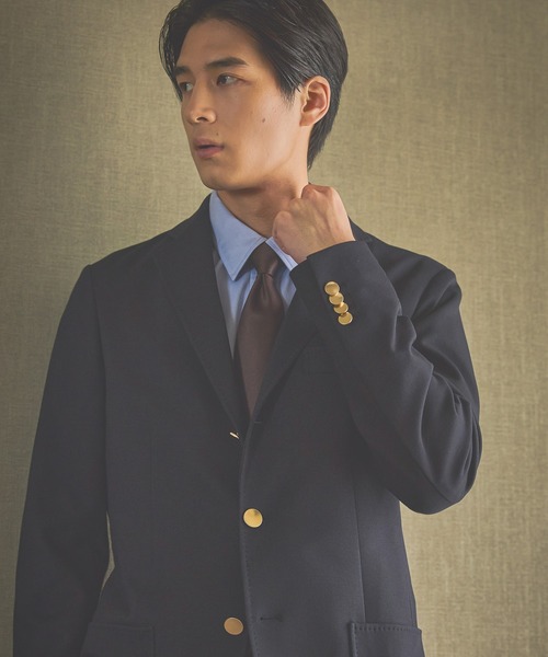 GLOBAL WORK(グローバルワーク)の「ストレッチブレザー/Salon de GW/572407(テーラードジャケット・メンズ・ネイビー・SMALL/MEDIUM/LARGE/X-LARGE)」の9枚目の写真
