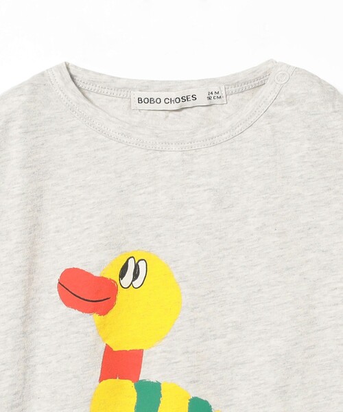 BOBO CHOSES(ボボショーズ)の「BOBO CHOSES / ベビー プリント 長袖 Tシャツ 2025FW(6ヵ月~2才)(Tシャツ/カットソー・キッズ・ブルー系その他/ブラック系その他2・3M/12M/2Y)」の5枚目の写真