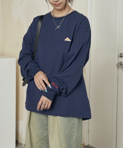 KELTY(ケルティ)の「KELTY/ケルティ ミニロゴ L/S ロンT ワンポイント(Tシャツ/カットソー・メンズ・ブラック/ホワイト/ネイビー/ヘザーグレー・M/L/S)」の4枚目の写真