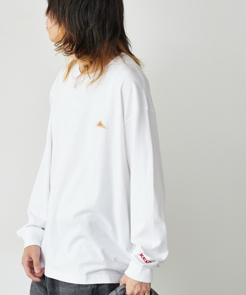 KELTY(ケルティ)の「KELTY/ケルティ ミニロゴ L/S ロンT ワンポイント(Tシャツ/カットソー・メンズ・ブラック/ホワイト/ネイビー/ヘザーグレー・M/L/S)」の2枚目の写真