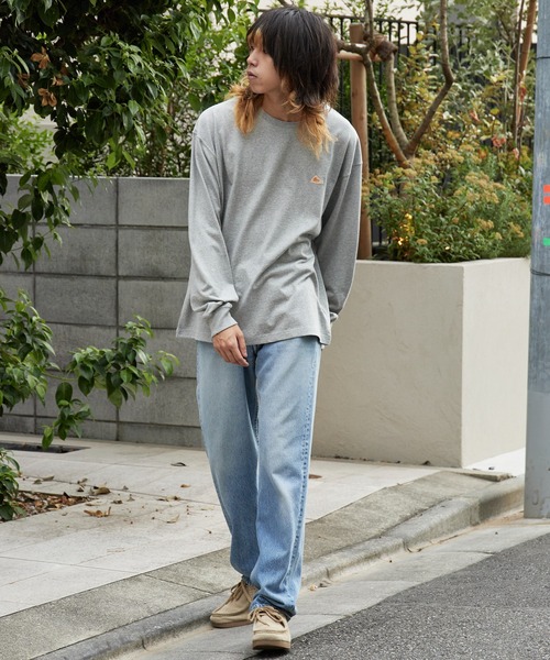 KELTY(ケルティ)の「KELTY/ケルティ ミニロゴ L/S ロンT ワンポイント(Tシャツ/カットソー・メンズ・ブラック/ホワイト/ネイビー/ヘザーグレー・M/L/S)」の13枚目の写真
