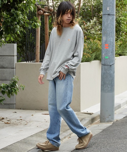 KELTY(ケルティ)の「KELTY/ケルティ ミニロゴ L/S ロンT ワンポイント(Tシャツ/カットソー・メンズ・ブラック/ホワイト/ネイビー/ヘザーグレー・M/L/S)」の15枚目の写真