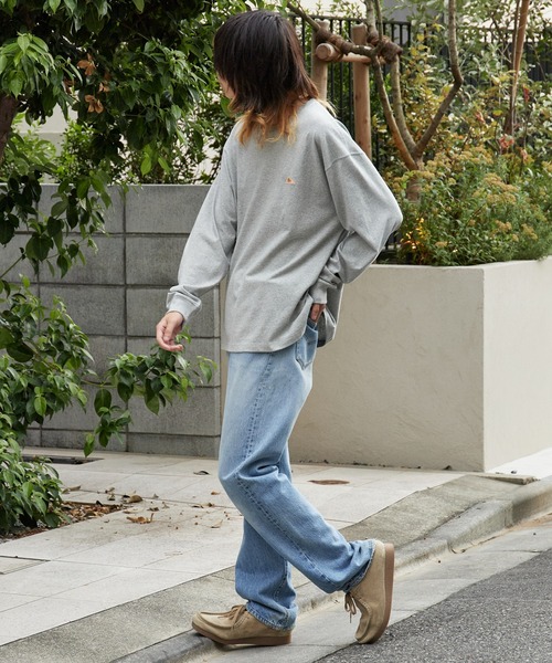 KELTY(ケルティ)の「KELTY/ケルティ ミニロゴ L/S ロンT ワンポイント(Tシャツ/カットソー・メンズ・ブラック/ホワイト/ネイビー/ヘザーグレー・M/L/S)」の16枚目の写真