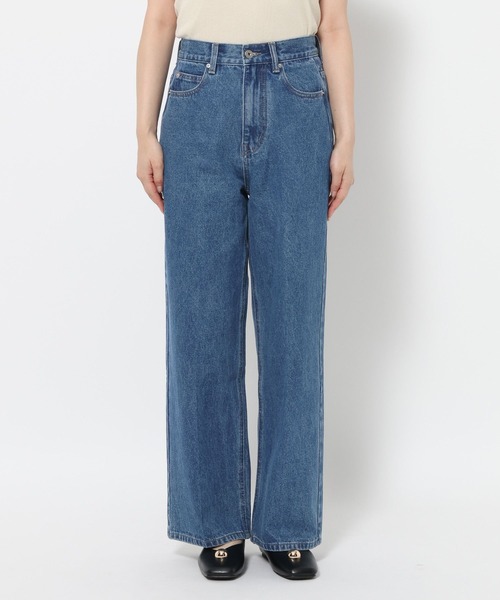 mysty woman(ミスティウーマン)の「ストレートデニムパンツ 588983(デニムパンツ・レディース・インディゴブルー/チャコールグレー/ブルー・SMALL/MEDIUM)」の7枚目の写真