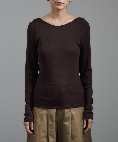 Hug Silkラウンドネックプルオーバー 2 / 新色追加（Tシャツ