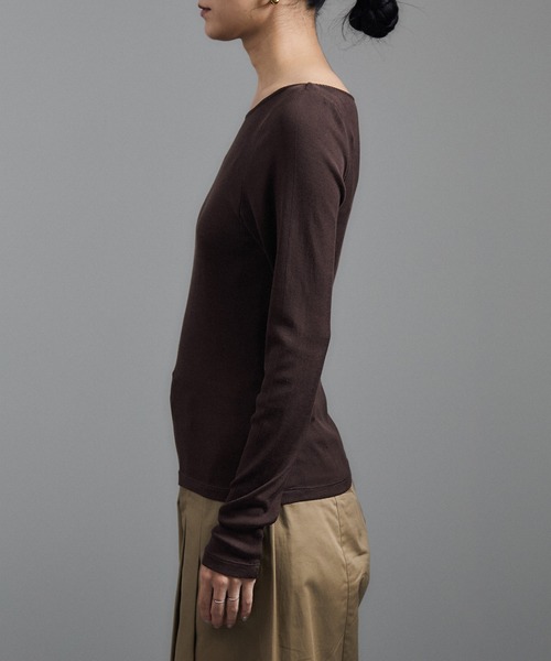 Hug Silkラウンドネックプルオーバー 2 / 新色追加（Tシャツ