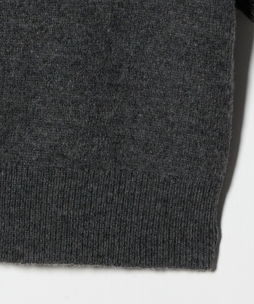 6(ROKU)＞コンパクト ショートスリーブ カーディガン ニット