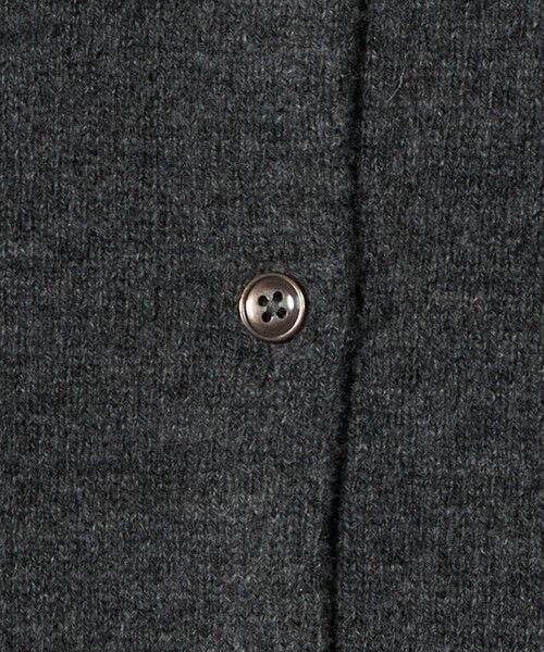 6(ROKU)＞コンパクト ショートスリーブ カーディガン ニット