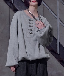 狐独（コドク）の「ファイヤーフックワッフルロンT（Tシャツ/カットソー）」