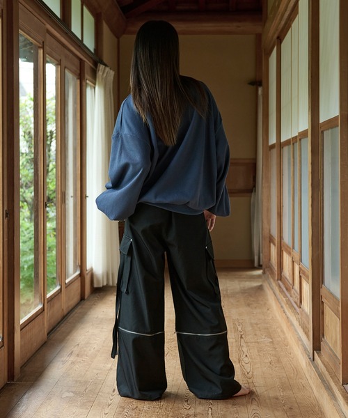 狐独（コドク）の「ファイヤーフックワッフルロンT（Tシャツ/カットソー・メンズ・ブルー系その他/ブラック/パープル/ライトグレー/アイボリー・LARGE/MEDIUM）」の16枚目の写真