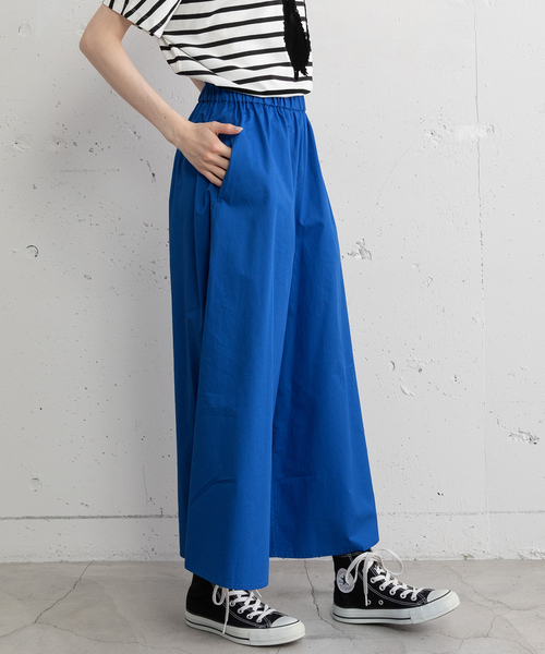 POU DOU DOU(プードゥドゥ)の「コットンツイルフレアキュロット(その他パンツ・レディース・グリーン/ブルー/ネイビー・M)」の10枚目の写真