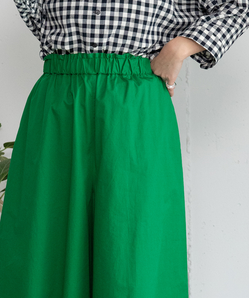 POU DOU DOU(プードゥドゥ)の「コットンツイルフレアキュロット(その他パンツ・レディース・グリーン/ブルー/ネイビー・M)」の20枚目の写真