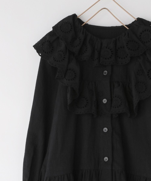 LOWRYS FARM（ローリーズファーム）の「スカラレースワンピース　578282（ワンピース・キッズ・オフホワイト/ブラック・110cm/120cm/130cm/140cm/150cm）」の18枚目の写真