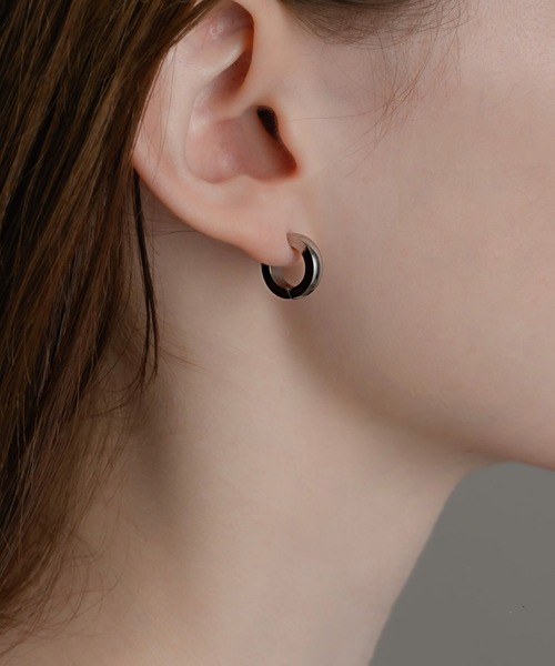muku（ムク）の「EARRING/MINI HOOP（イヤリング・レディース・シルバー/ゴールド/シャンパン・FREE）」の4枚目の写真