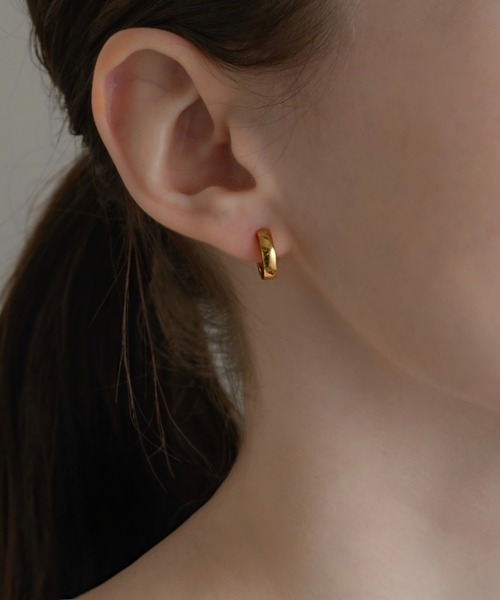 muku（ムク）の「EARRING/MINI HOOP（イヤリング・レディース・シルバー/ゴールド/シャンパン・FREE）」の6枚目の写真