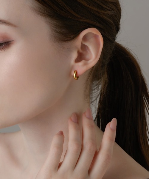 muku（ムク）の「EARRING/MINI HOOP（イヤリング・レディース・シルバー/ゴールド/シャンパン・FREE）」の7枚目の写真