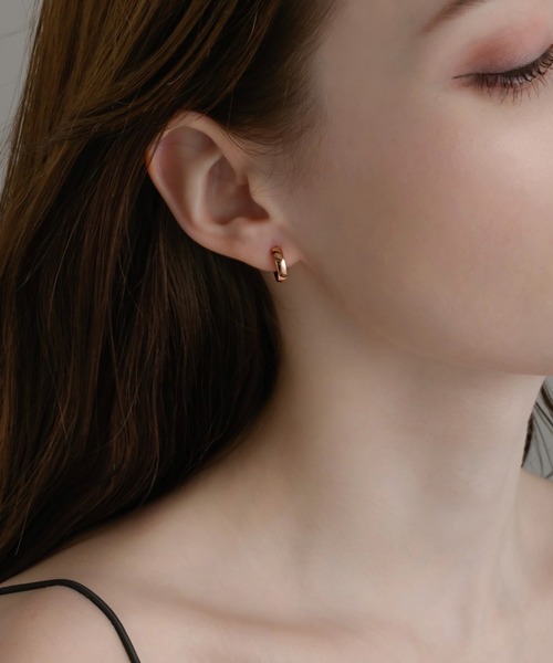 muku（ムク）の「EARRING/MINI HOOP（イヤリング・レディース・シルバー/ゴールド/シャンパン・FREE）」の11枚目の写真