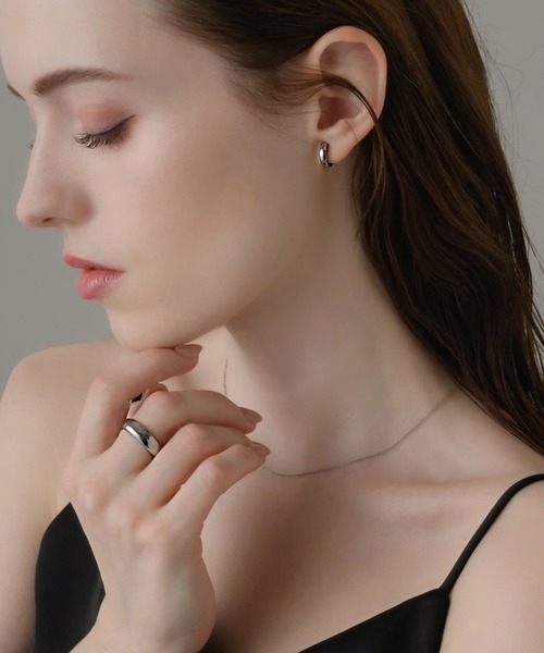 muku（ムク）の「EARRING/MINI HOOP（イヤリング・レディース・シルバー/ゴールド/シャンパン・FREE）」の15枚目の写真