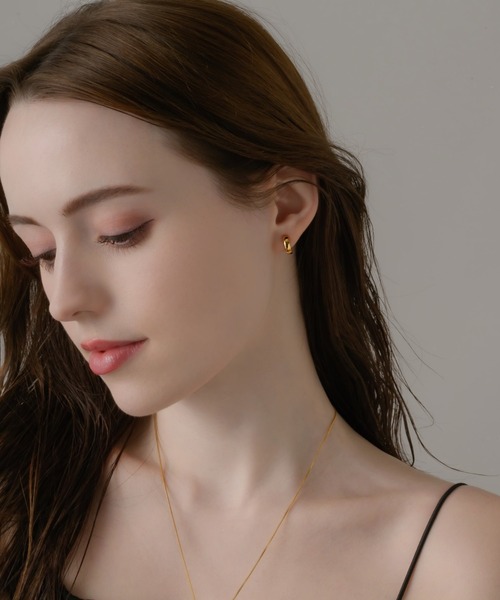 muku（ムク）の「EARRING/MINI HOOP（イヤリング・レディース・シルバー/ゴールド/シャンパン・FREE）」の19枚目の写真