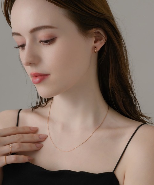 muku（ムク）の「EARRING/MINI HOOP（イヤリング・レディース・シルバー/ゴールド/シャンパン・FREE）」の17枚目の写真