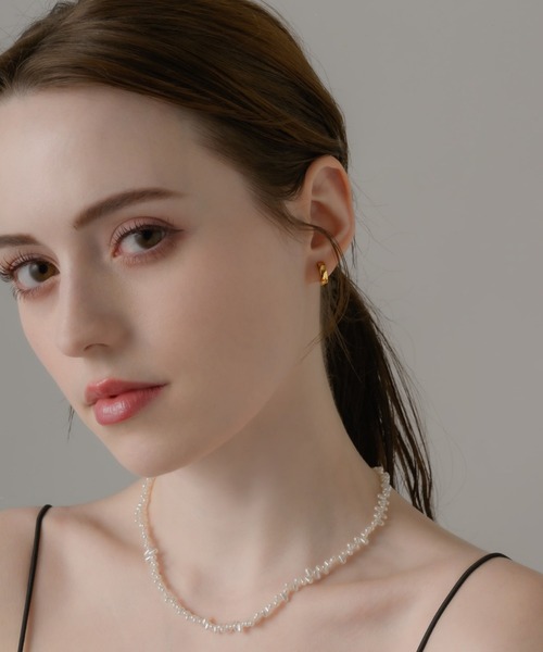 muku（ムク）の「EARRING/MINI HOOP（イヤリング・レディース・シルバー/ゴールド/シャンパン・FREE）」の20枚目の写真