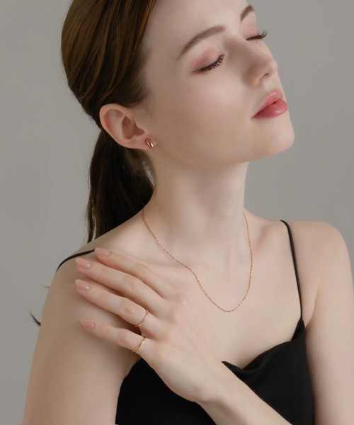 muku（ムク）の「EARRING/MINI HOOP（イヤリング・レディース・シルバー/ゴールド/シャンパン・FREE）」の22枚目の写真