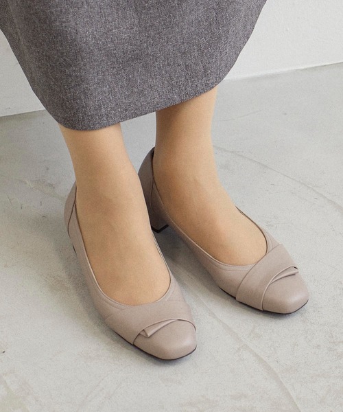 Riz raffinee（リズラフィーネ）の「ローヒールパンプス（パンプス・レディース・ブラック/デザートカモ/ネイビー・23.5cm/24cm/24.5cm/22.5cm/23cm）」の3枚目の写真