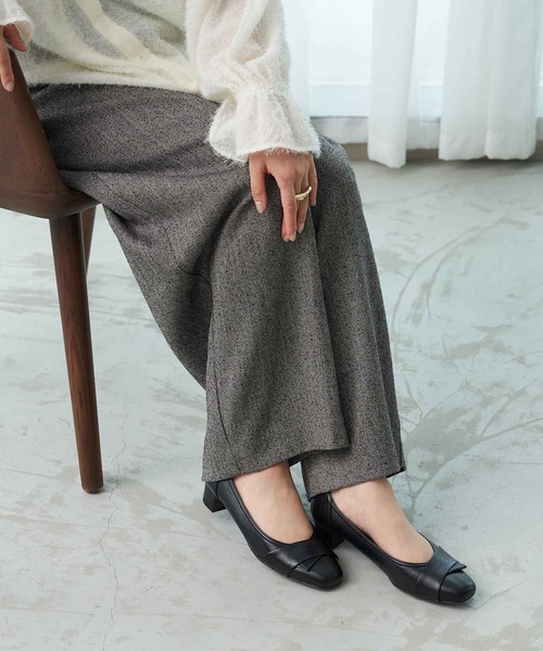 Riz raffinee（リズラフィーネ）の「ローヒールパンプス（パンプス・レディース・ブラック/デザートカモ/ネイビー・23.5cm/24cm/24.5cm/22.5cm/23cm）」の8枚目の写真