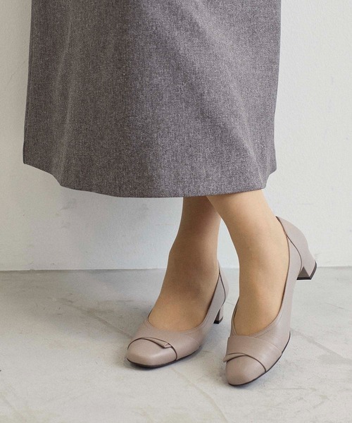 Riz raffinee（リズラフィーネ）の「ローヒールパンプス（パンプス・レディース・ブラック/デザートカモ/ネイビー・23.5cm/24cm/24.5cm/22.5cm/23cm）」の6枚目の写真