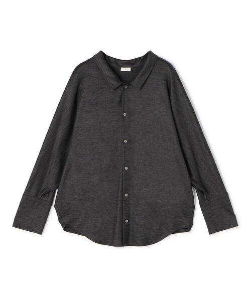 GALERIEVIEウォッシャブルウールジャージードルマンスリーブシャツ25AW ウォッシャブルウールジャージー ドルマンスリーブシャツ（シャツ